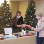 resident at arbors holiday donation shoppe