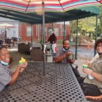 arbors staff enjoying kona ice