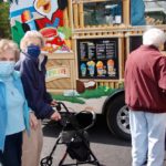 senior residents at kona ice truck