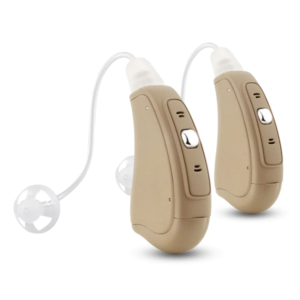 beige hearing aids