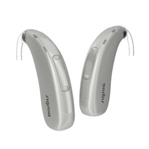 grey hearing aids 