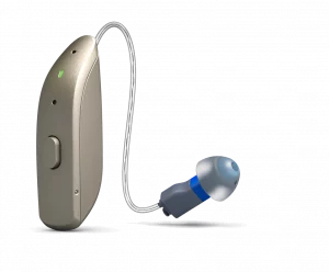 beige hearing aid