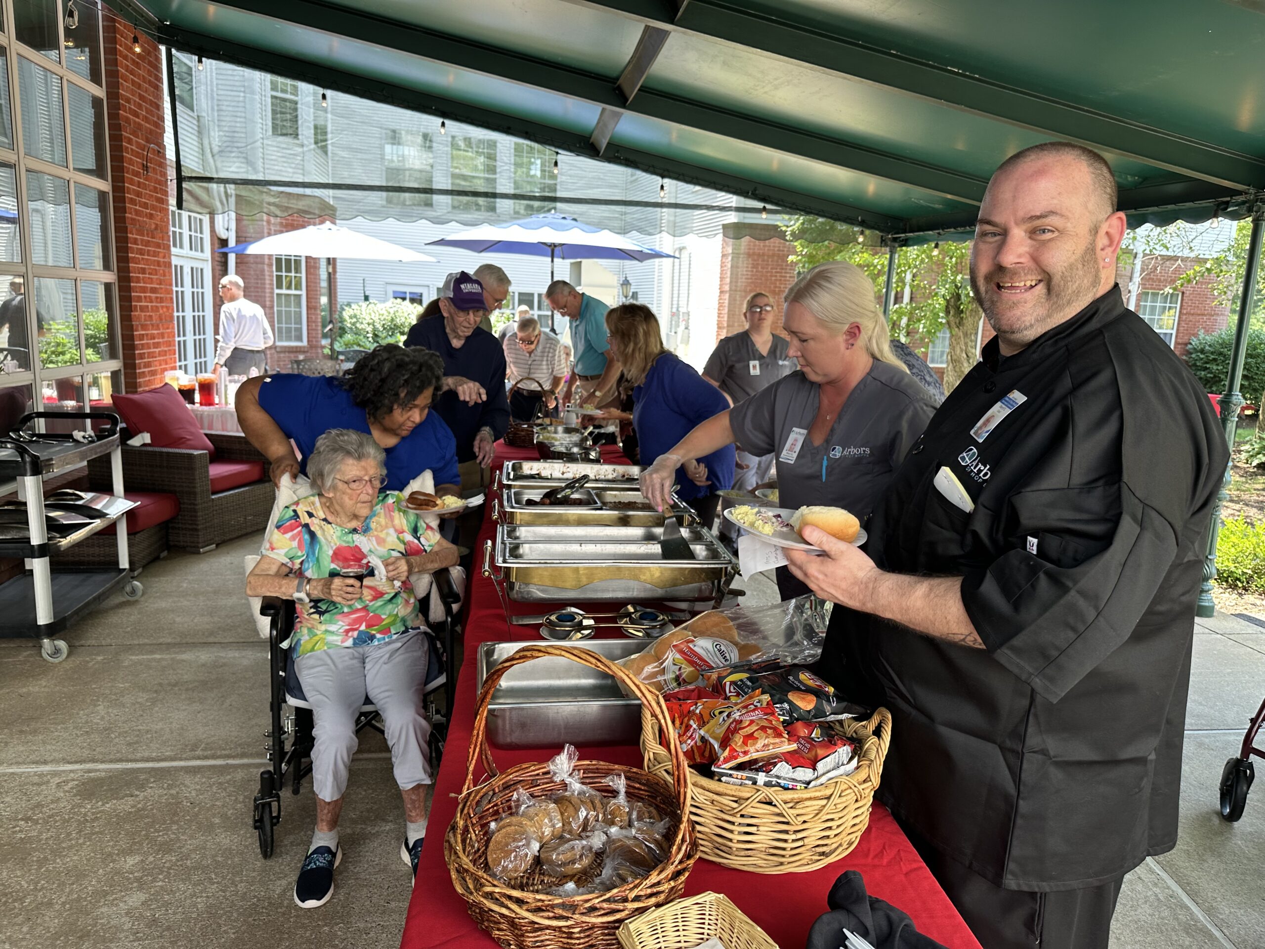 Resident and Staff Cookout